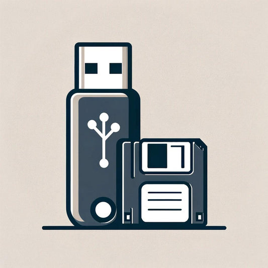 USB flash pen drives v floppy drives