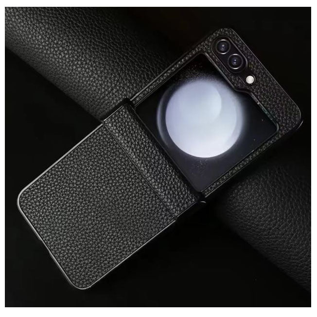 Shockproof Samsung Galaxy Z Flip 6 leather cover