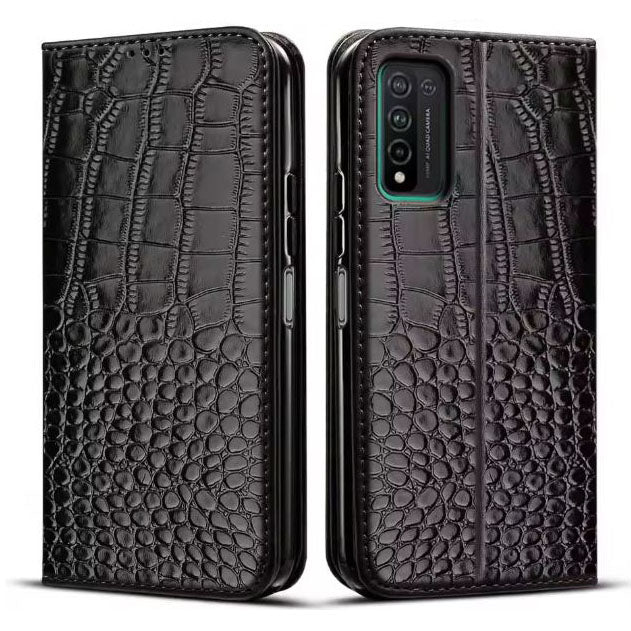 Huawei Honor 10X Lite Leather Case in Black