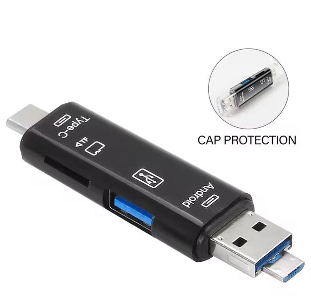 Portable Jaster SD card reader for multiple devices