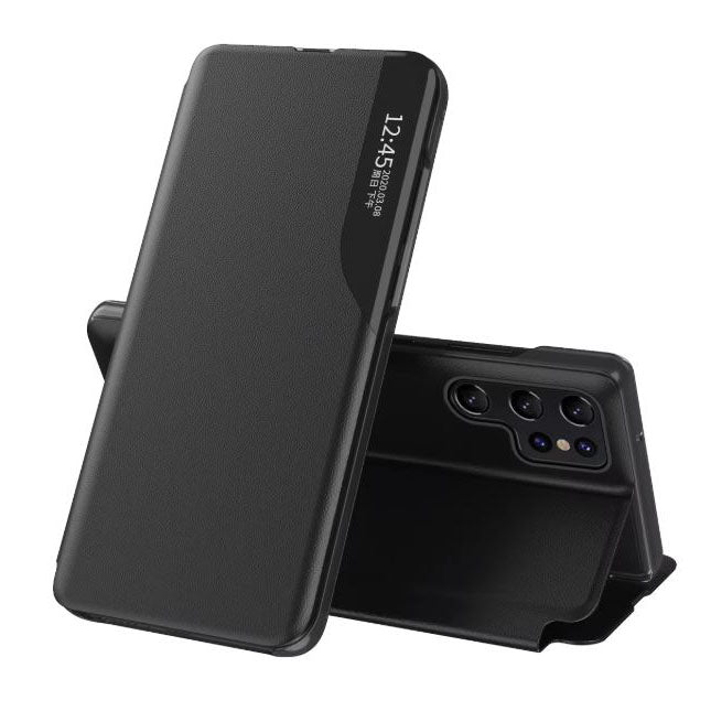 Compact Galaxy S24 Ultra leather phone cover.