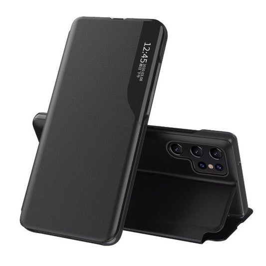Compact Galaxy S24 Ultra leather phone cover.