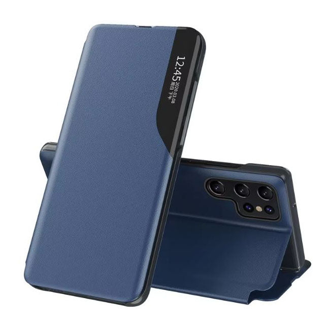 Lightweight silicone leather case for Samsung Galaxy.