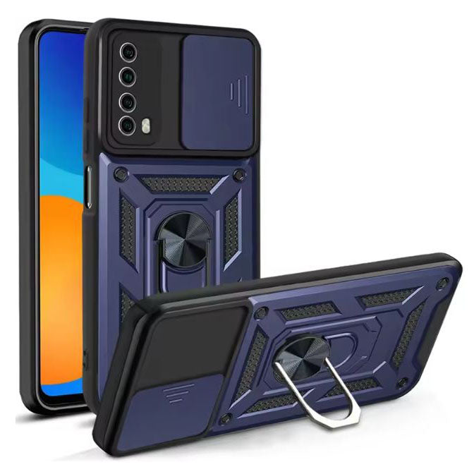 Huawei Y9A case with slide lens protection