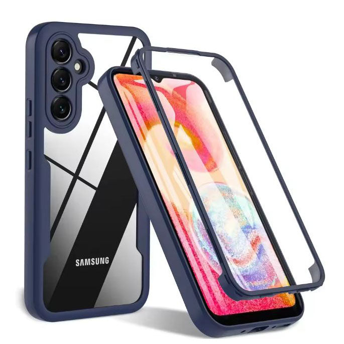 Transparent back phone case for S23 FE