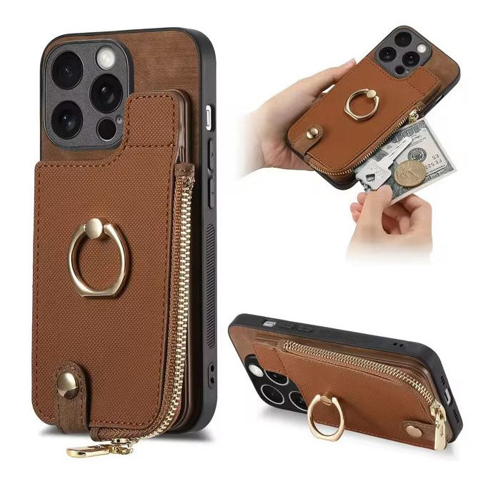 Brown iPhone SE (3rd Gen) wallet case