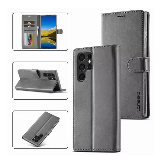 Samsung S22 Ultra leather case with kickstand