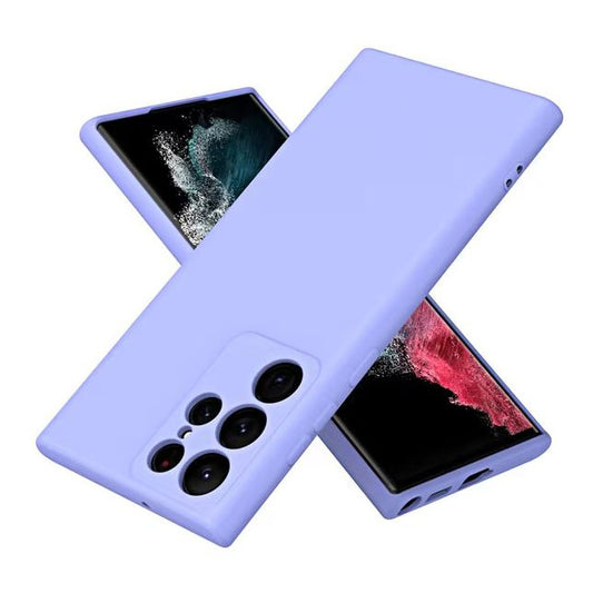 Light purple samsung galaxy s24 fe silicone cover