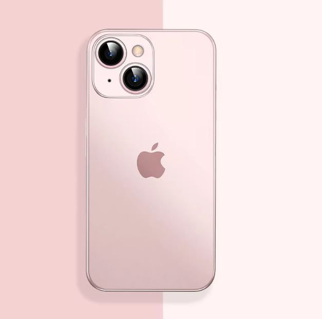 Lightweight pink iPhone 15 silicone cover