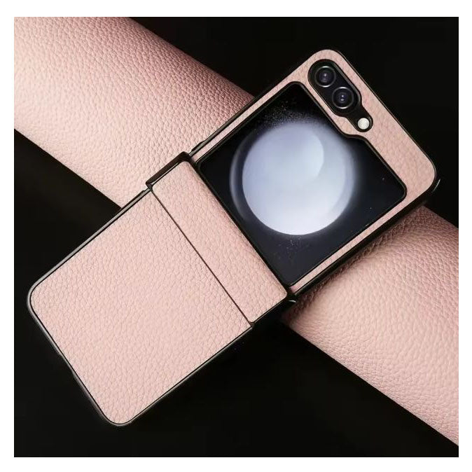 Scratch-resistant Samsung Z Flip 6 leather case