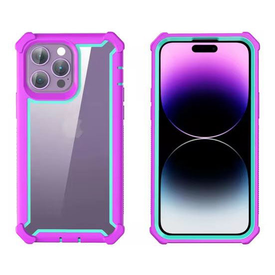 Crystal clear back silicone iPhone case