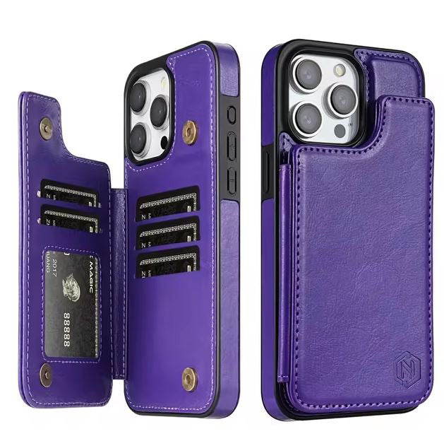 Cacash iPhone 15 Plus cover with RFID protection
