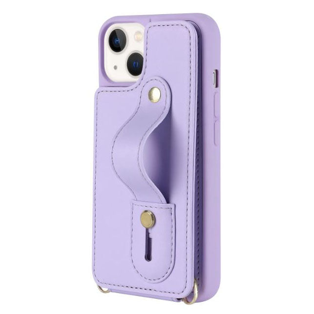 Multi-functional iPhone SE leather case