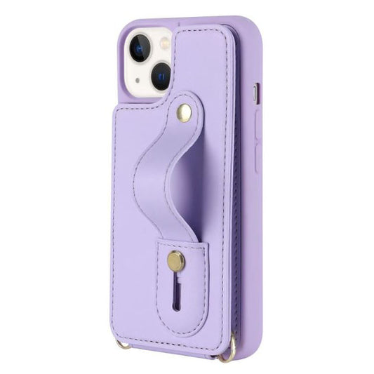 Multi-functional iPhone SE leather case