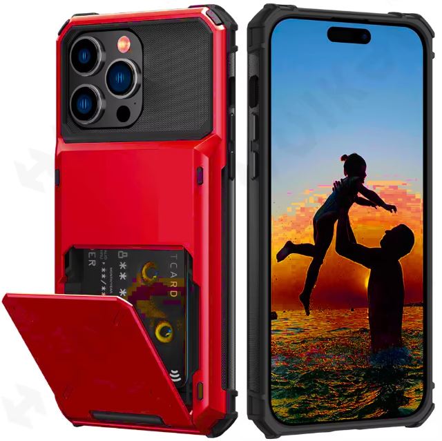 Slim design iPhone 11 Pro Max case with cardholder