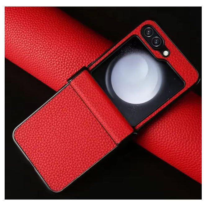 Premium leather case for Samsung Galaxy Z Flip 6