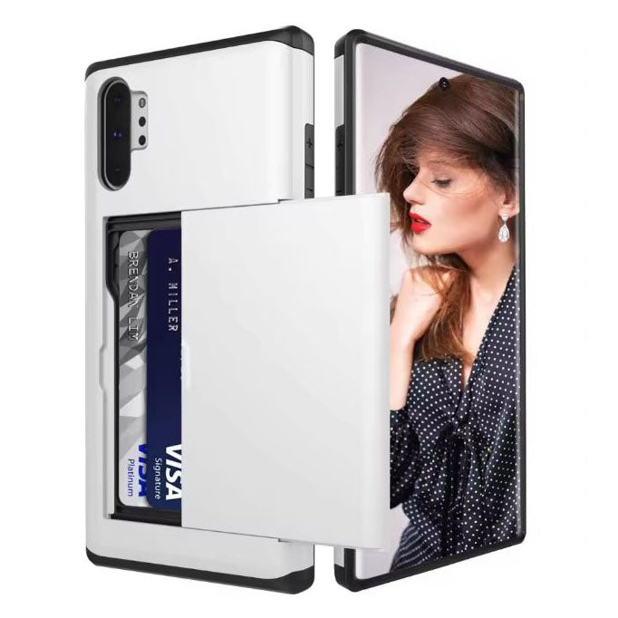 Samsung S24 phone cover with sliding pocket