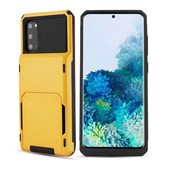 Shockproof Samsung Galaxy S23 Ultra case yellow design