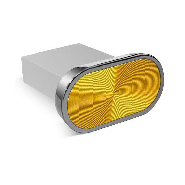 Green Microdrive flash drive with USB-A
