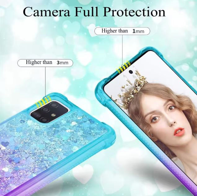 Glitter TPU silicone cover for Samsung A14