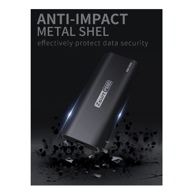 Sleek design ZSuit external SSD
