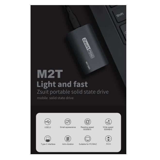 ZSuit SSD with USB 3.2 technology