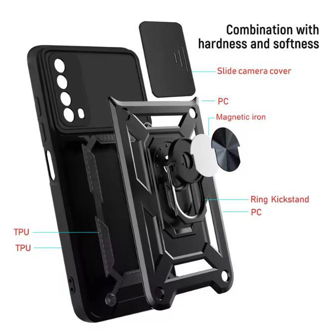 Huawei Y9A phone cover with non-slip grip