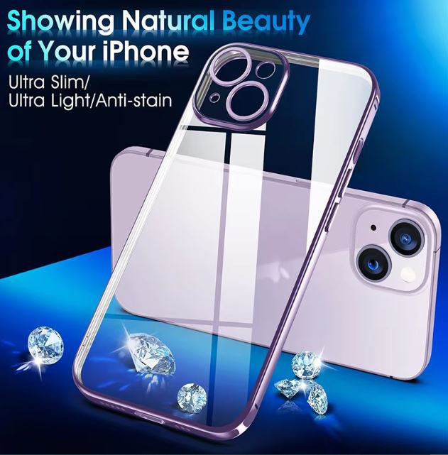 Transparent silicone cover for iPhone SE 3rd Gen