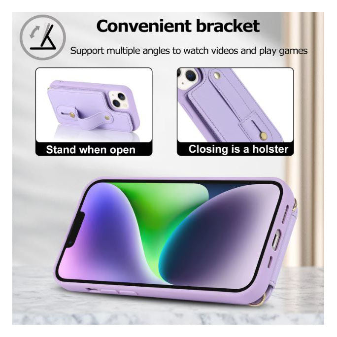 Stylish leather phone case for iPhone SE
