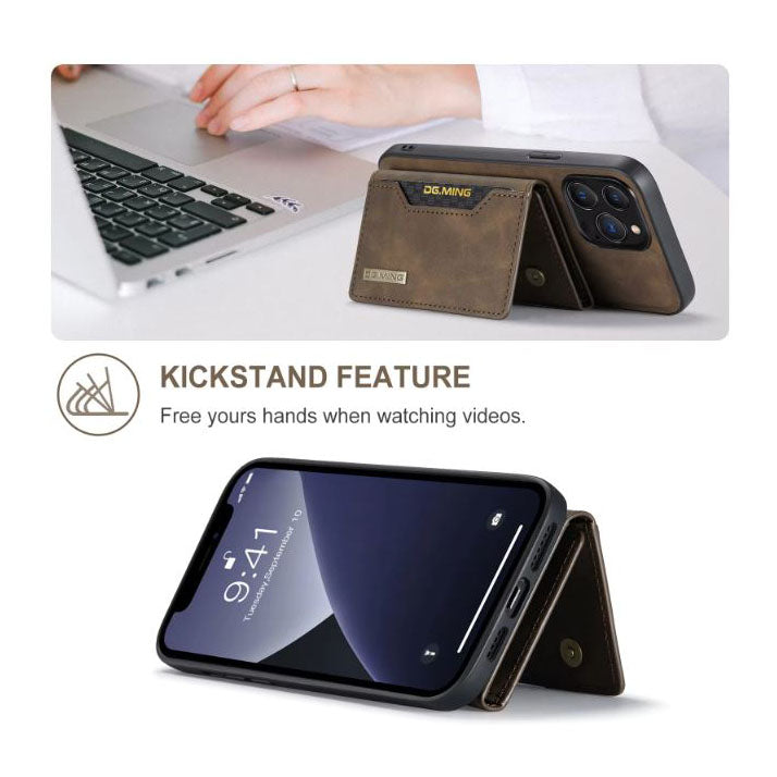 Leather case for iPhone SE 3rd gen with stand