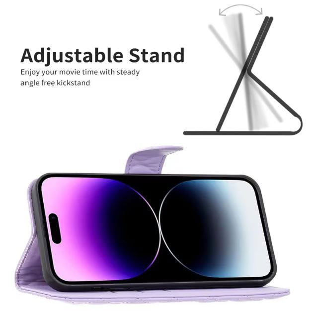 Stylish iPhone 11 wallet case with card holder