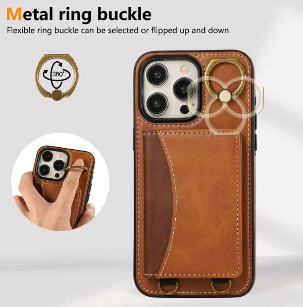 Flexible ring holder case for iPhone SE