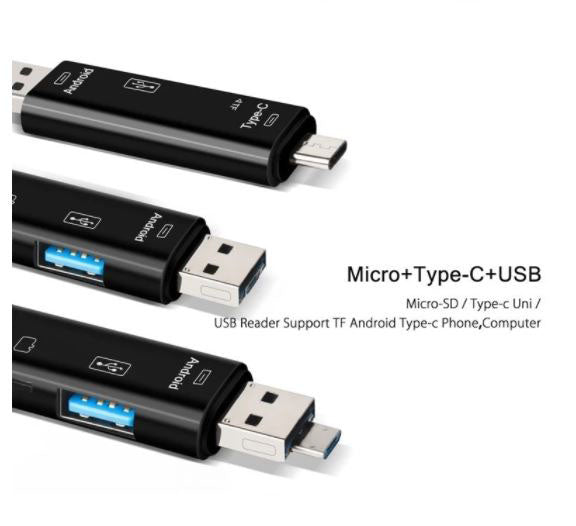 Jaster TF and SD card reader for tablets and smartphones