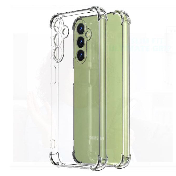 Transparent silicone case for Samsung Galaxy A55