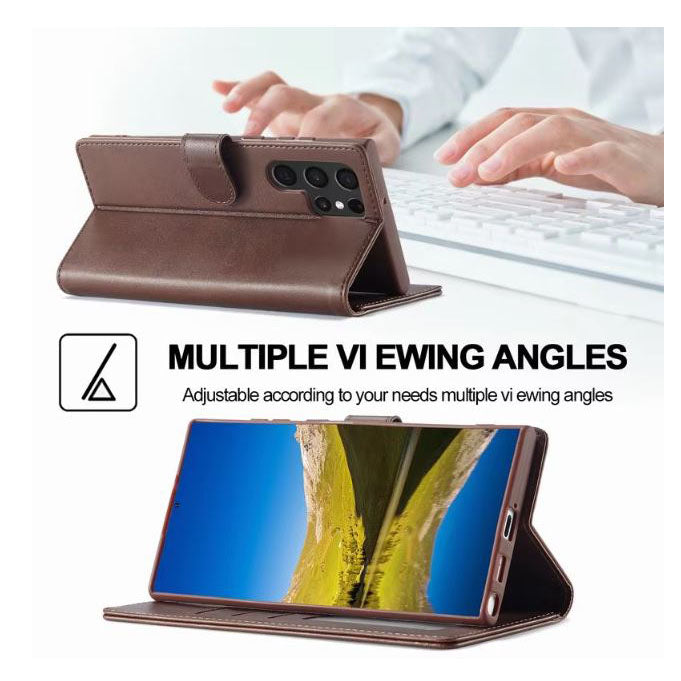 Samsung Galaxy S22 Ultra leather flip case