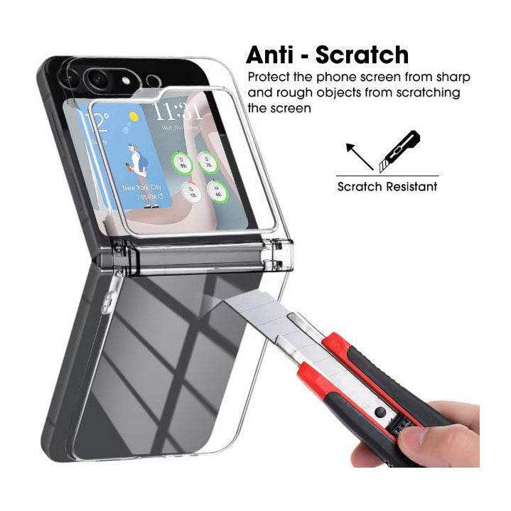 Clear phone cover for Galaxy Z Flip 6