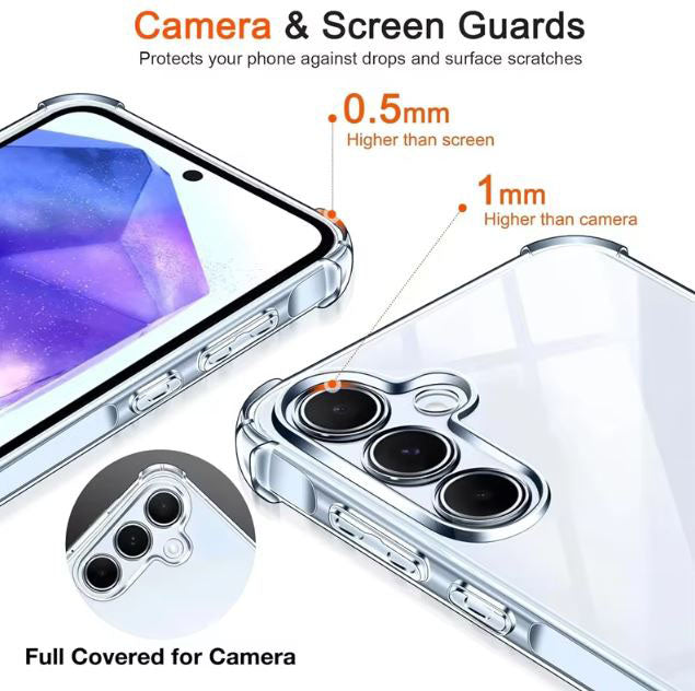 Transparent Galaxy S24 Ultra silicone cover