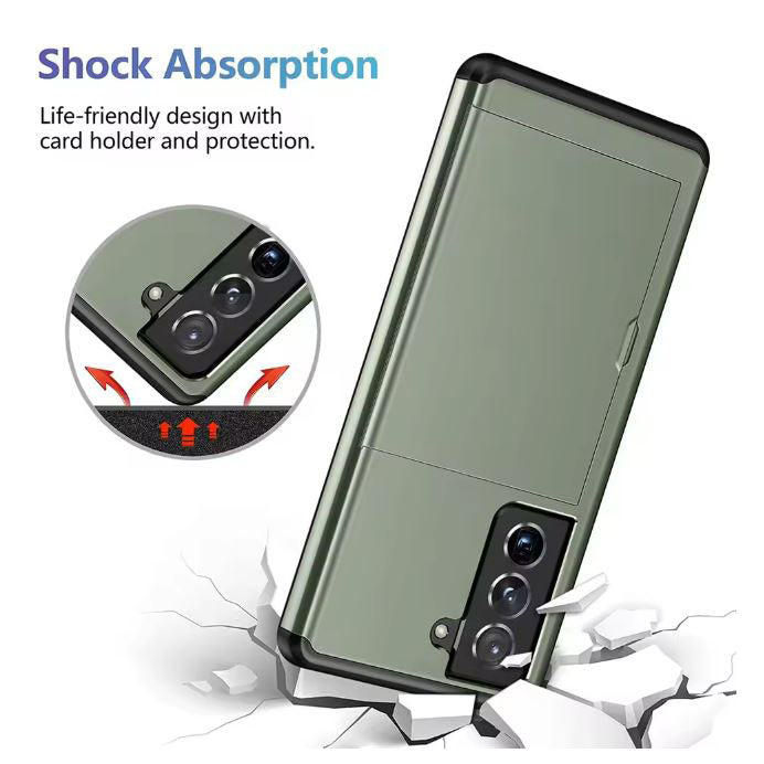 Ergonomic Samsung Ultra case with card holder