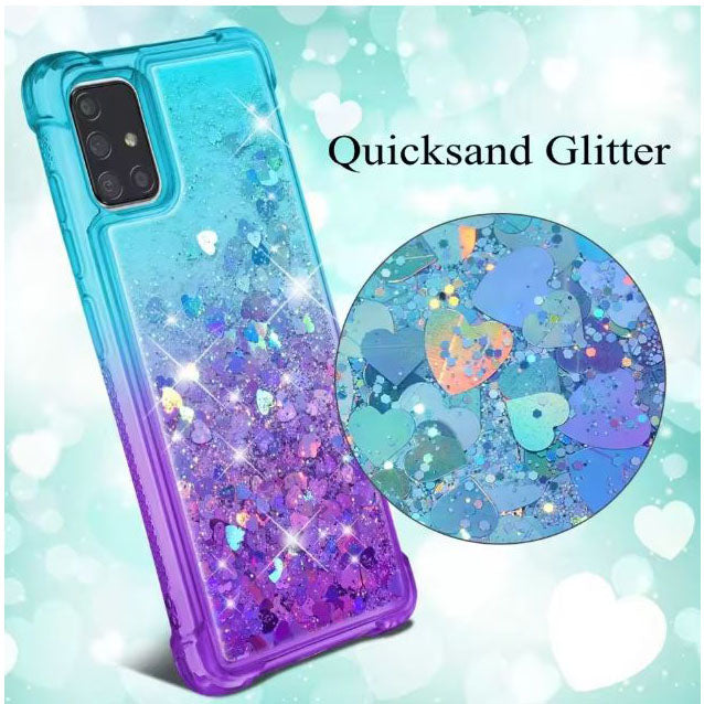 Colourful glitter cover for Samsung A14 5G