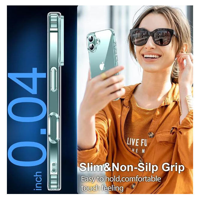 iPhone 13 case scratchproof transparent back