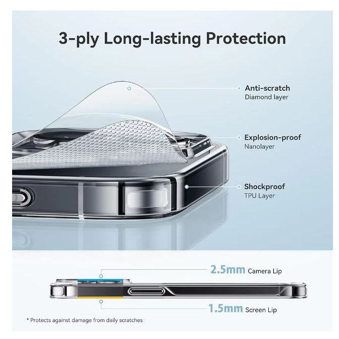 High-quality iPhone 15 case for wireless charging