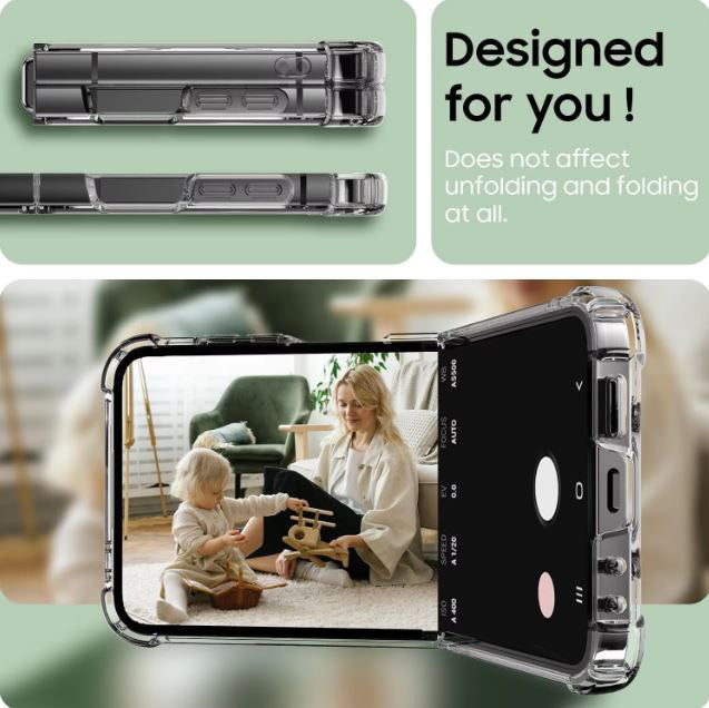 Samsung Galaxy Z Flip 6 case with raised edges