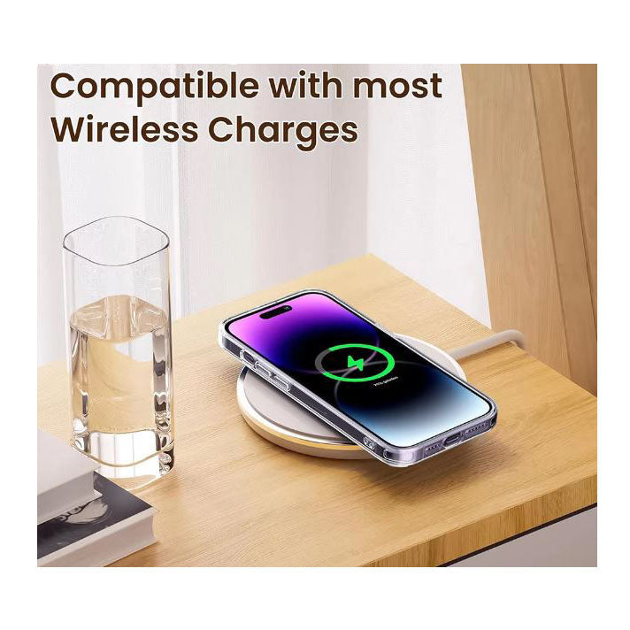 Clear silicone back case for iPhone 15 Pro