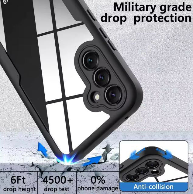 Anti-slip black case for Samsung Galaxy S23 FE
