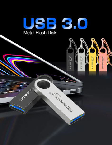 16GB Microdrive USB Stick with Keyring