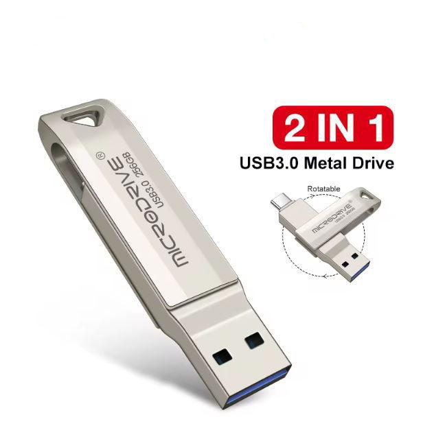 High-speed 256GB USB flash drive