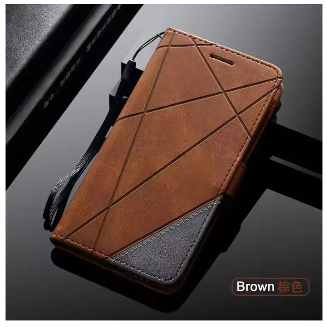 Non-slip matte Huawei P40 leather cover