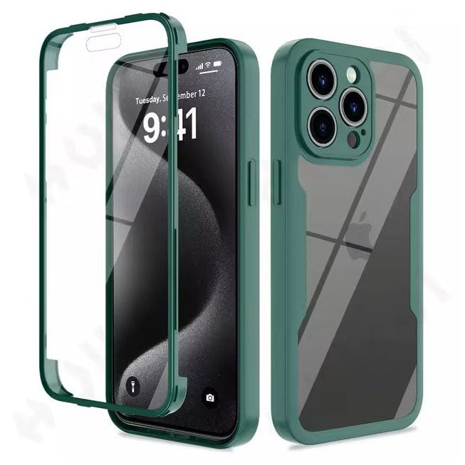 Shockproof black iPhone 11 Pro Max case with TPU
