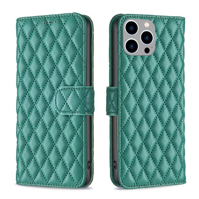 Adjustable stand synthetic leather iPhone 13 Pro case
