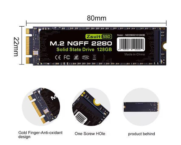 Internal solid state drive with high speed